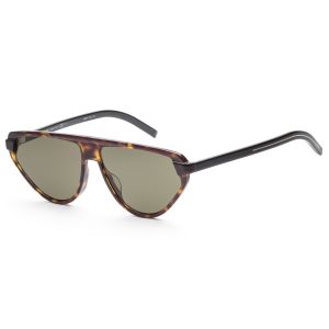Christian Dior Men's BLACK247S-086-O7 Black Tie 60mm Dark Havana Sunglasses