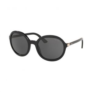 Prada Men's PR09VSF-1AB5S058 Fashion 58mm Black Sunglasses