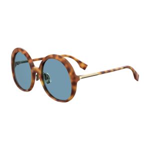 Fendi Women's FF-0430S-0HJV-KU Fashion 57mm Brown/Yellow Havana Sunglasses