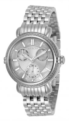 Invicta Women's 30866 Wildflower Set Quartz Chronograph White Dial Watch