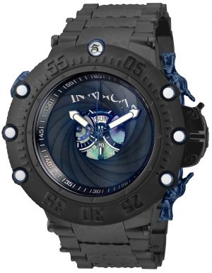 Invicta Men's 32955 Subaqua Quartz 3 Hand Black, Blue Dial Watch