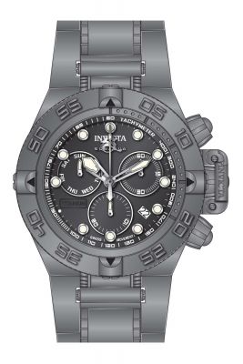 Invicta Men's 33722 Subaqua Quartz Chronograph Black Dial Watch