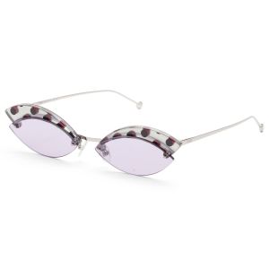 Fendi Sunglasses Women's FF-0370S-789-UR Fashion 58mm Silver Sunglasses
