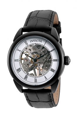 Invicta Men's Specialty 32633 42mm Black Dial Leather Watch