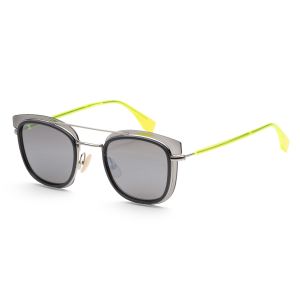 Fendi Men's FF-M0060S-0KB7-49 Fashion 49 mm Grey Frame Sunglasses