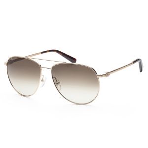 Ferragamo Men's SF157S-717 Fashion 60 mm Gold Sunglasses