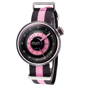 Bomberg Women's CT38H3PBA-05-2-9 BB-01 38mm Black and Pink Dial Watch