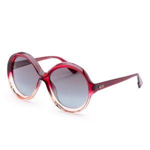 Christian Dior Women's BIANCA-0T558-I7 58mm Burgundy Pink Frame Sunglasses