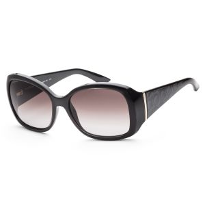 Salvatore Ferragamo Women's SF722S-5817001 Fashion 58mm Shiny Black Sunglasses