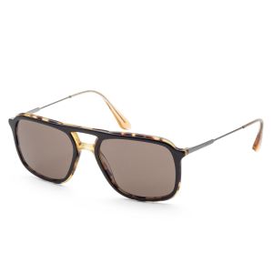 Prada Men's PR06VS-NAI5S2  54mm Top Black Medium Havana Sunglasses