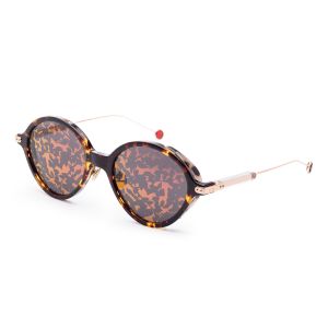 Christian Dior Women's UMBRAGE-0X3TN-52 Umbrage 52mm Havana Red Gold Sunglasses