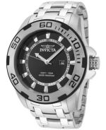 Invicta Men's IN-39107 Pro Diver 50mm Black Dial Stainless Steel Watch