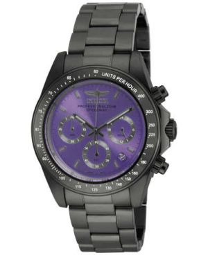 Invicta Women's 18260 Speedway Quartz Chronograph Purple Dial  Watch