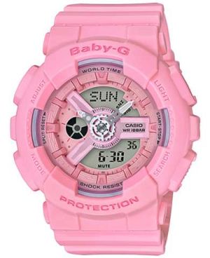 Casio Women's BA-110-4A1DR Baby-G Quartz Pink Dial Watch