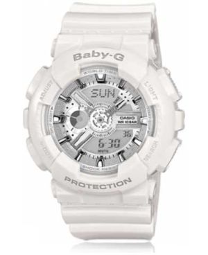 Casio Women's BA-110-7A3DR Baby-G Quartz Silver Dial Watch