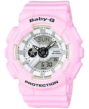Casio Women's BA-110BE-4ADR Baby-G Quartz White Dial Watch